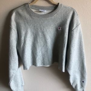 Champion cropped crewneck